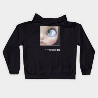 The Velvet Underground - Pale Blue Eyes / Minimal Style Graphic Artwork Kids Hoodie